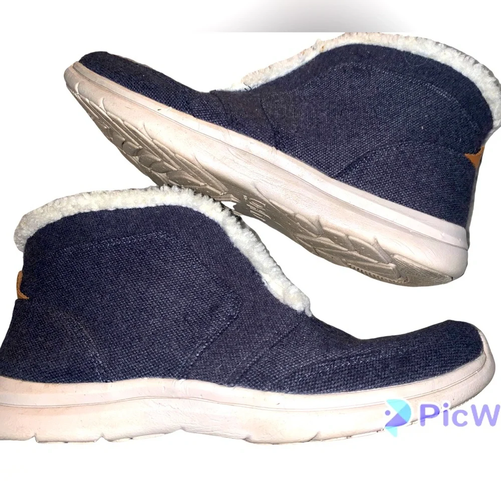 - Ryka Womens Everest Gore Blue Ankle Boots Size 9.5
